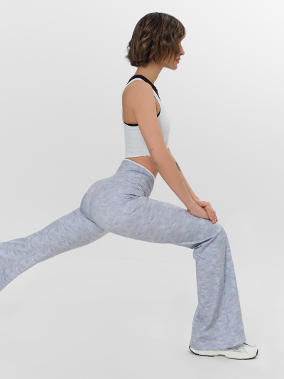 Брюки Mark Formelle 342235/25-39166П-2 серый_меланж_печать_1_сл_термотрансфер_на_задн_дет_ - фото 2