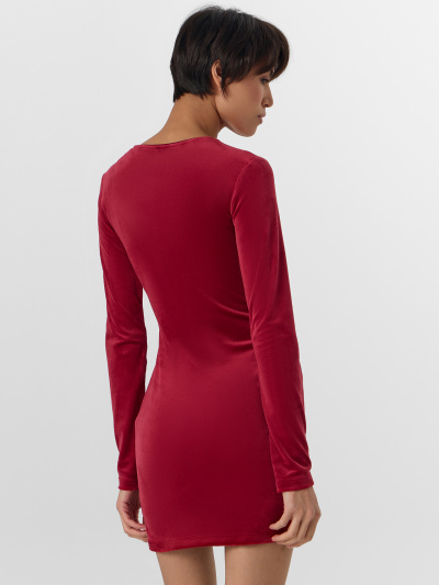 Платье Mark Formelle 154018/25-38303Ц-3 бордовый - фото 2