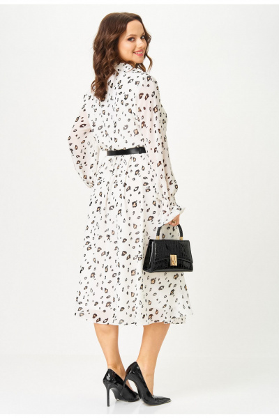 Платье Твой имидж 2342 молочный_с_принтом - фото 2
