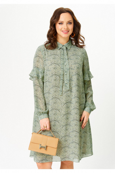 Платье Твой имидж 2338 фисташка - фото 5