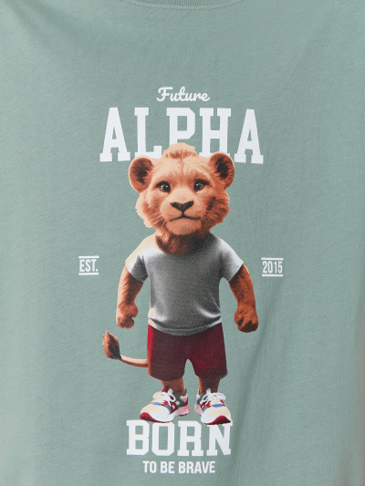 Футболка, шорты Mark Formelle 563327/25-40736ПП-0 зеленая_пастель_милитари_3_сл_на_пол - фото 4