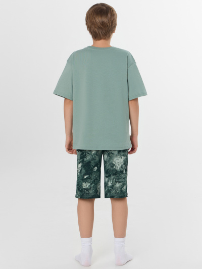 Футболка, шорты Mark Formelle 563327/25-40737ПП-0 зеленая_пастель_милитари_3_сл_на_пол - фото 2