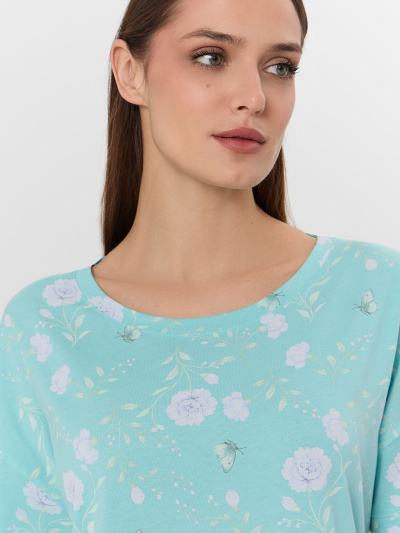 Сорочка Mark Formelle 572310/25-36120ПП-0 цветы_на_мятном - фото 3