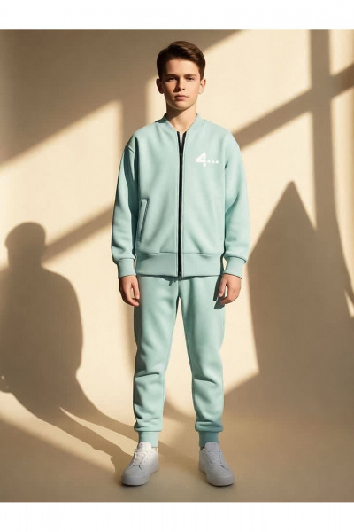 Брюки, джемпер Бобруйсктрикотаж 14521СН мята - фото 1