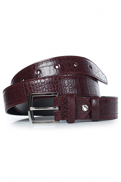 Ремень Galanteya 21122.25с1245к45 2р бордо - фото 1