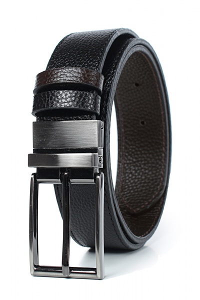 Ремень Galanteya 21918.25с2816к45 2р черный/коричн - фото 3