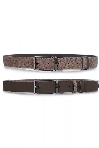 Ремень Galanteya 21918.25с3110к45 2р беж.т/коричн - фото 4