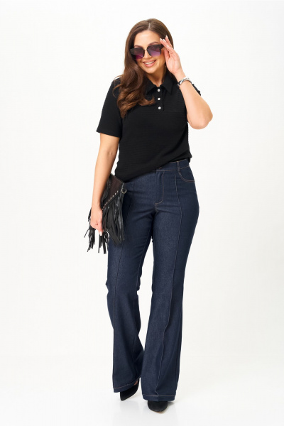 Брюки AMUARt 1095 синий - фото 3