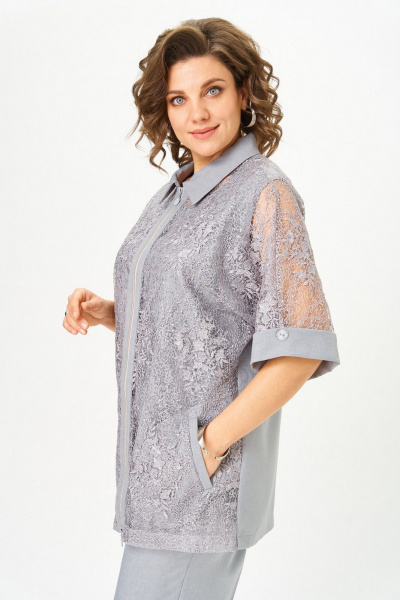 Брюки, кардиган, топ Svetlana-Style 2119 серый - фото 8