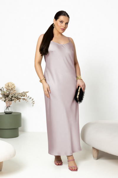 Блуза, платье Lissana 5056 пудра - фото 4