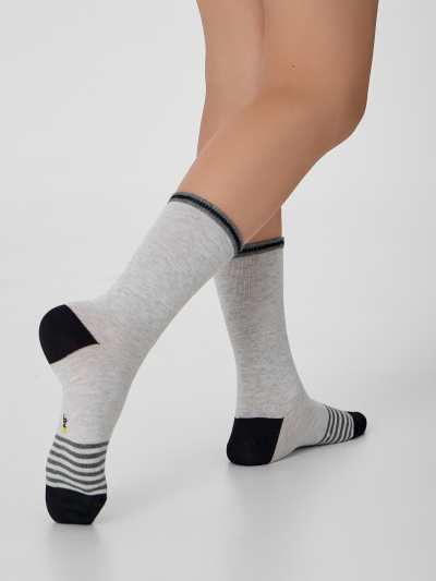 Носки Mark Formelle 430A-3382/B3-253430A св.серый_меланж_3_рис.3382 - фото 2