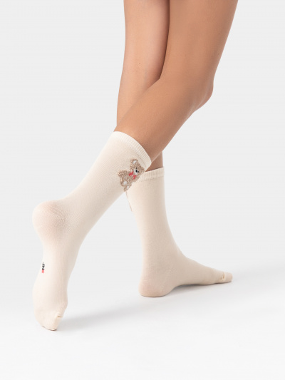 Носки Mark Formelle 430K-3376/B2-25430K-1 нюдовый_рис.3376 - фото 1