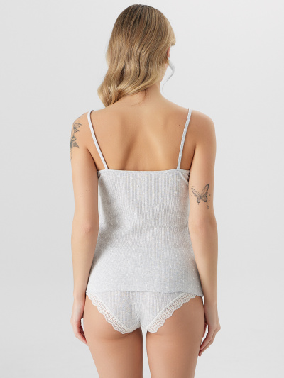 Топ, трусы Mark Formelle 442207/25-37842ПП-1 сердечки_на_сером_меланже - фото 2