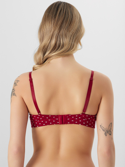 Бюстгальтер Mark Formelle 512503/25-37841Ц-1 сердечки_на_т.красном - фото 2
