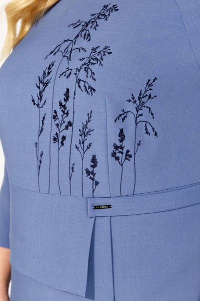 Платье Линия Л Б-2097 голубой - фото 2