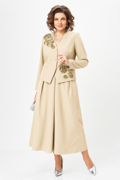 Жакет, юбка Lady Secret 25105 миндаль - фото 4