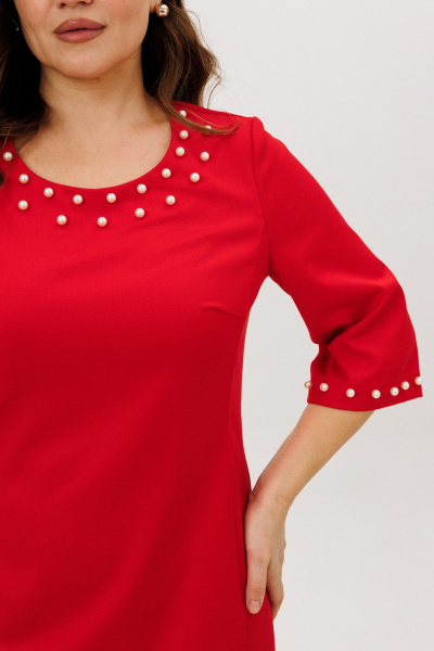 Платье ANIDEN 719-1 красный - фото 6