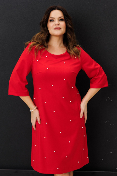 Платье ANIDEN 720-1 красный - фото 12