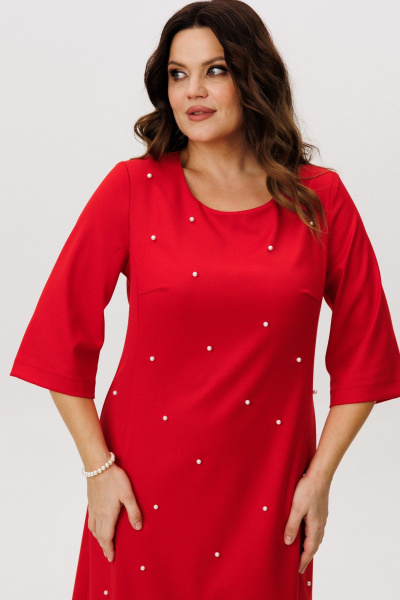 Платье ANIDEN 720-1 красный - фото 6