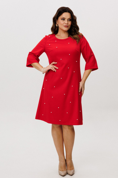 Платье ANIDEN 720-1 красный - фото 4