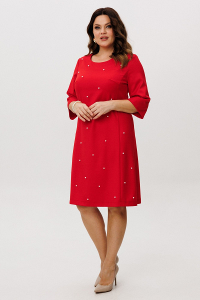 Платье ANIDEN 720-1 красный - фото 3