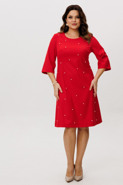 Платье ANIDEN 720-1 красный - фото 2