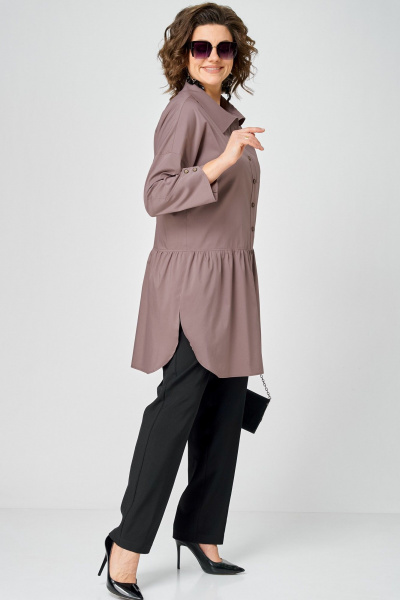 Блуза EVA GRANT 7068-1 капучино - фото 6