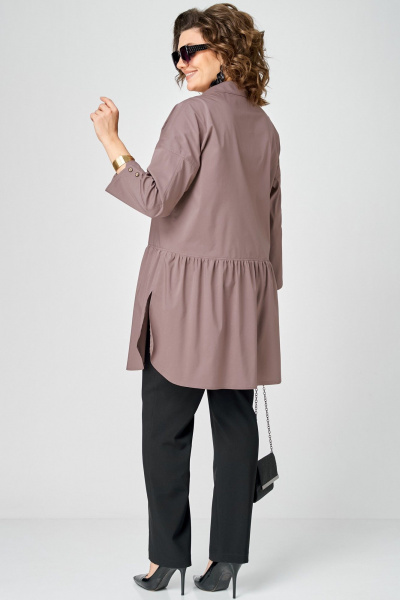 Блуза EVA GRANT 7068-1 капучино - фото 5