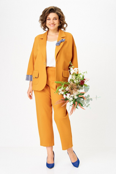 Брюки, жакет Michel chic 1437 манго - фото 2