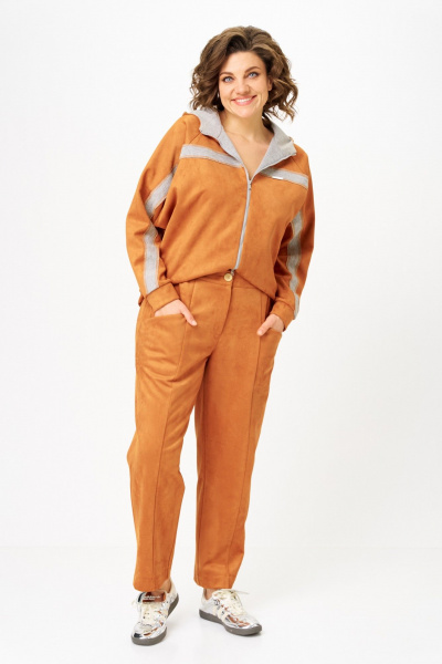 Брюки, бомбер Michel chic 1448 рыжий - фото 2