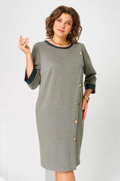 Платье Romanovich Style 1-2846 полынь - фото 7