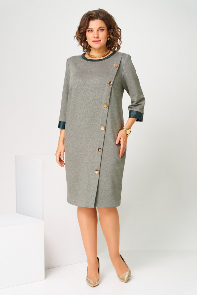 Платье Romanovich Style 1-2846 полынь - фото 4