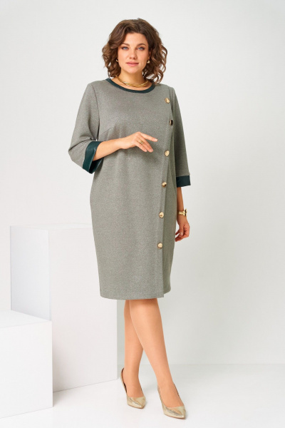 Платье Romanovich Style 1-2846 полынь - фото 3