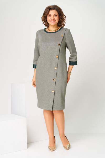 Платье Romanovich Style 1-2846 полынь - фото 1