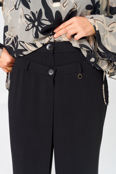 Блуза, брюки, топ Romanovich Style 3-2869 черный/беж - фото 12