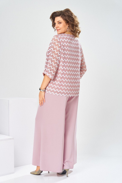 Блуза, брюки Romanovich Style 2-2892 пудровый - фото 7