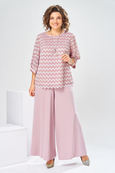 Блуза, брюки Romanovich Style 2-2892 пудровый - фото 1