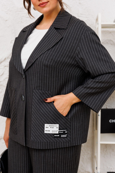 Брюки, жакет Romanovich Style 2-2716 графитовый - фото 11