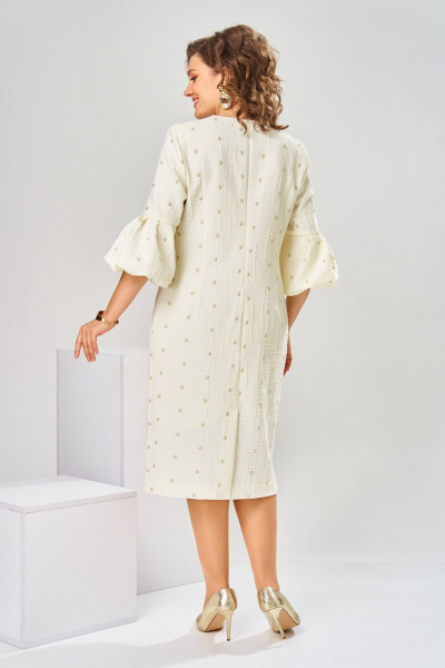 Платье Romanovich Style 1-2809 молочный-1 - фото 10