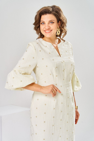 Платье Romanovich Style 1-2809 молочный-1 - фото 7