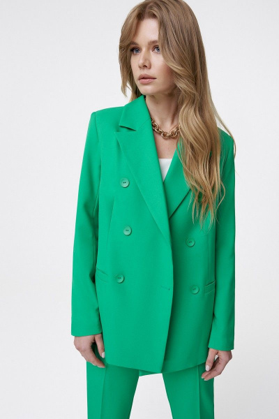 Брюки, жакет PiRS 635 ярко-зеленый - фото 3