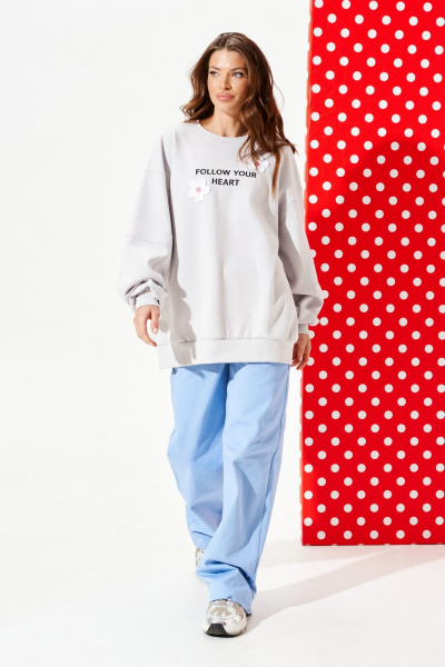 Брюки ELLETTO 2375 голубой - фото 2