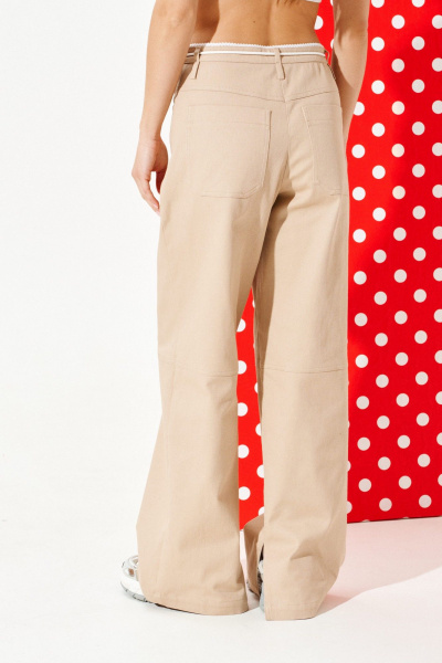 Брюки ELLETTO 2377 бежевый - фото 5