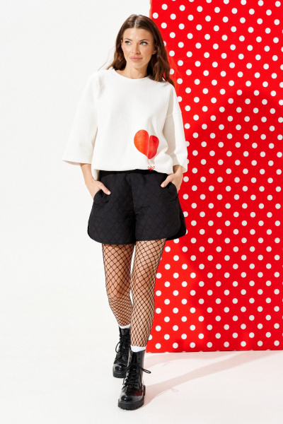 Шорты ELLETTO 2379 черный - фото 1