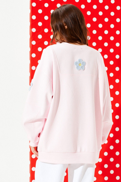 Свитшот ELLETTO 3946 розовый - фото 7