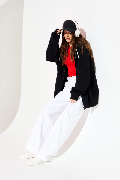 Толстовка ELLETTO 3952 черный - фото 7