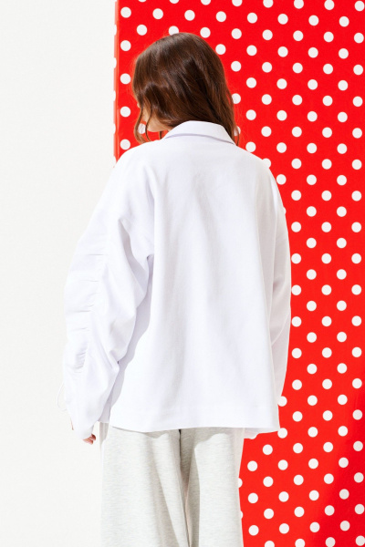 Блуза ELLETTO 3958 белый - фото 7