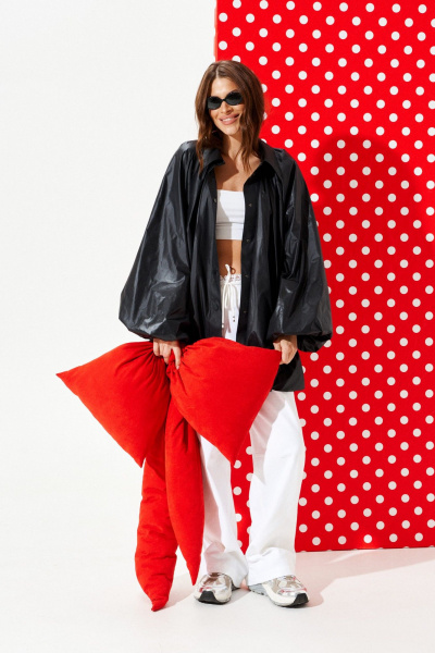 Плащ ELLETTO 3962 черный - фото 7