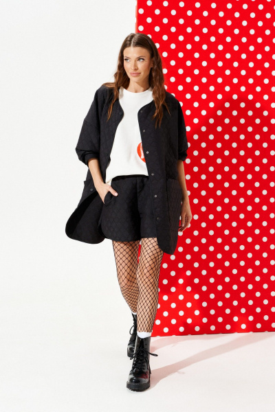 Куртка ELLETTO 3965 черный - фото 3