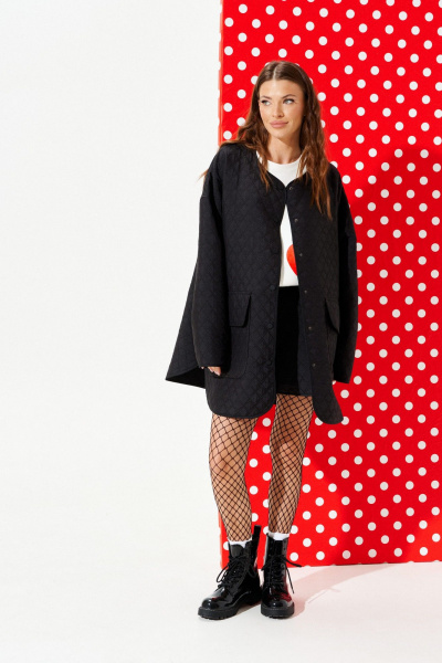 Куртка ELLETTO 3965 черный - фото 1